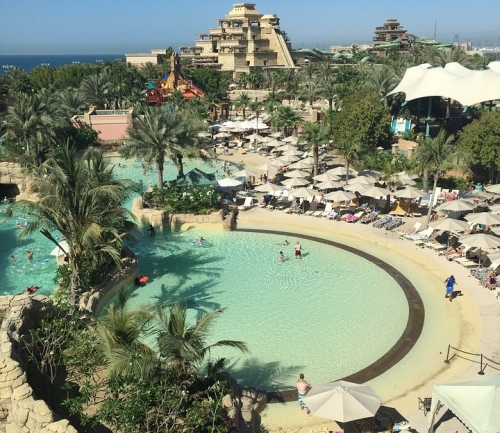 Aquaventure waterpark in Dubai