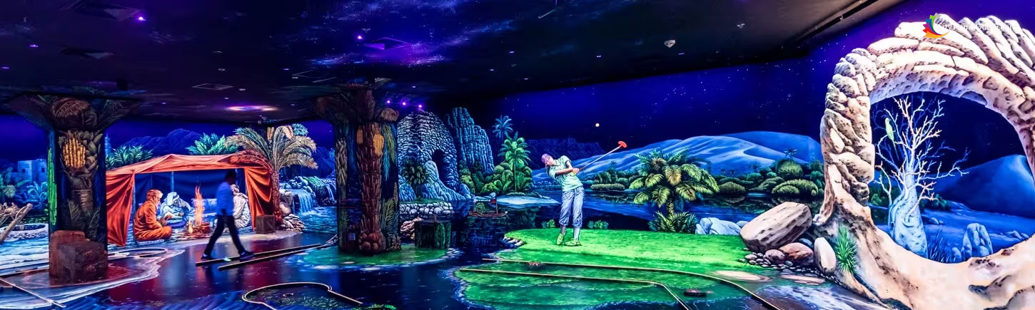 3D Blacklight Minigolf Dubai