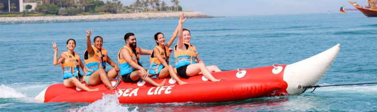 Get a fun Banana Boat Ride in Dubai with your family