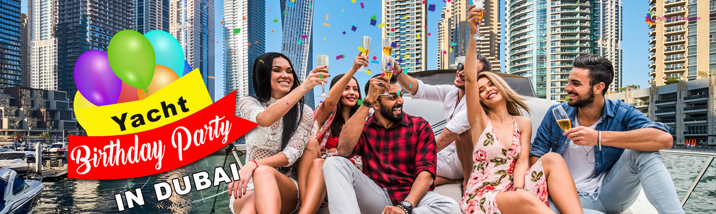 Rent a Yacht Birthday Party in Dubai