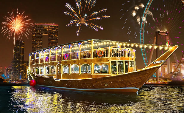 New Year Party Dhow Cruise Dubai Marina