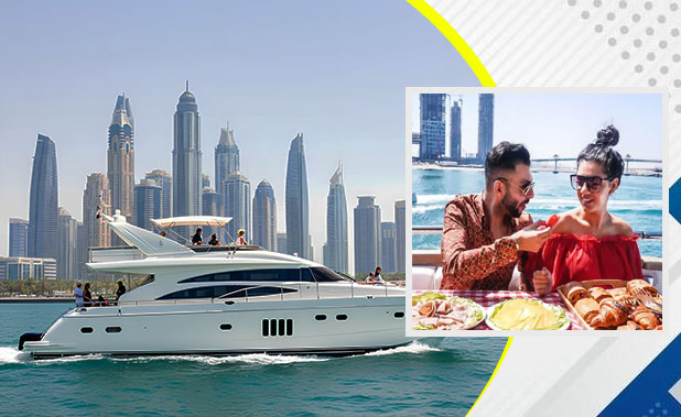 Dubai Marina Yacht Shared Tour With Breakfast